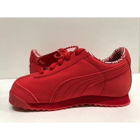 PUMA ROMA NM  Kids Sneakers Shoes Unisex US 8M color red/white -360460 05 - Picture 6 of 8